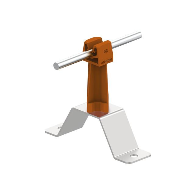 Uchwyt na płytce prof. stalow.Z-zatrzask H=7cm/OH/