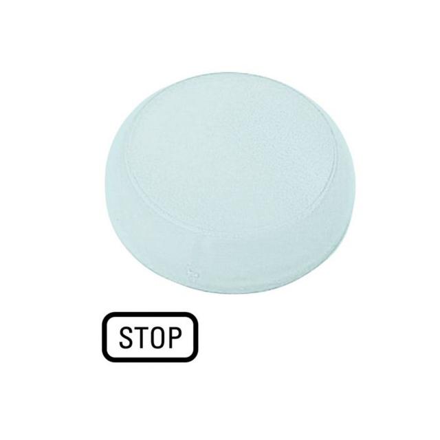 M22-XL-W-GB0 Soczewka do lampki sygnalizacyjnej 22mm biała z opisem /STOP/ 218413 EATON