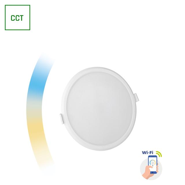 ALGINE 12W CCT+DIM Wi-Fi Spectrum SMART round