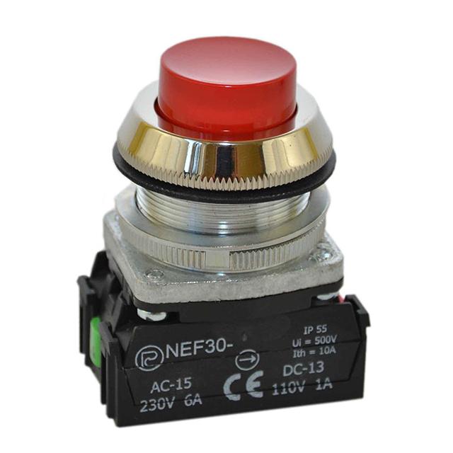 Przycisk NEF30-WXY czerwony