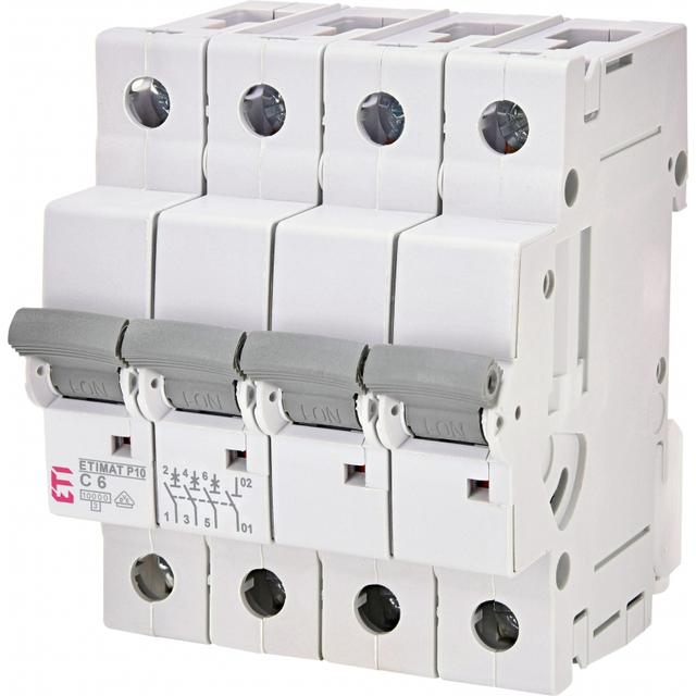 Wyłącznik nadprądowy MAT P10 3P+N C6A 270641105 ETI