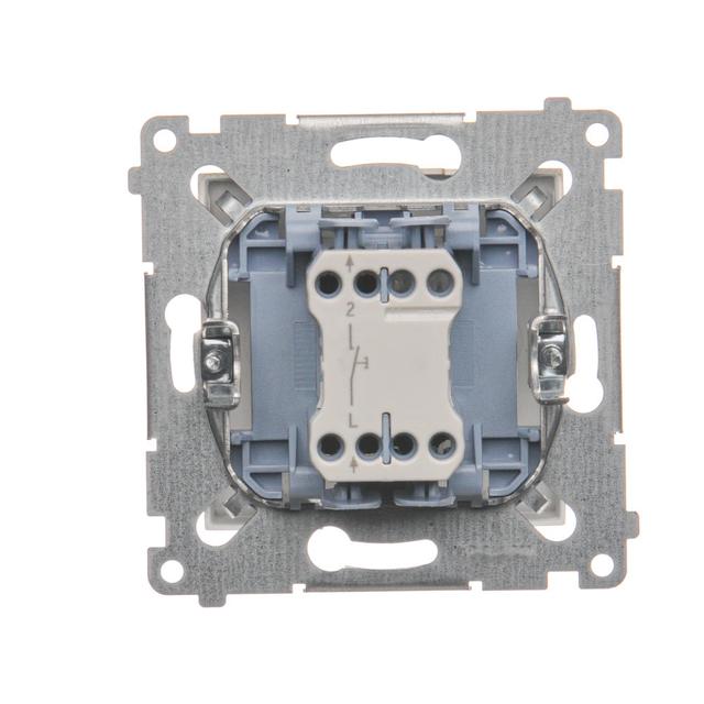 Simon 54 Przycisk „światło” 10A szybkozłączka złoty mat