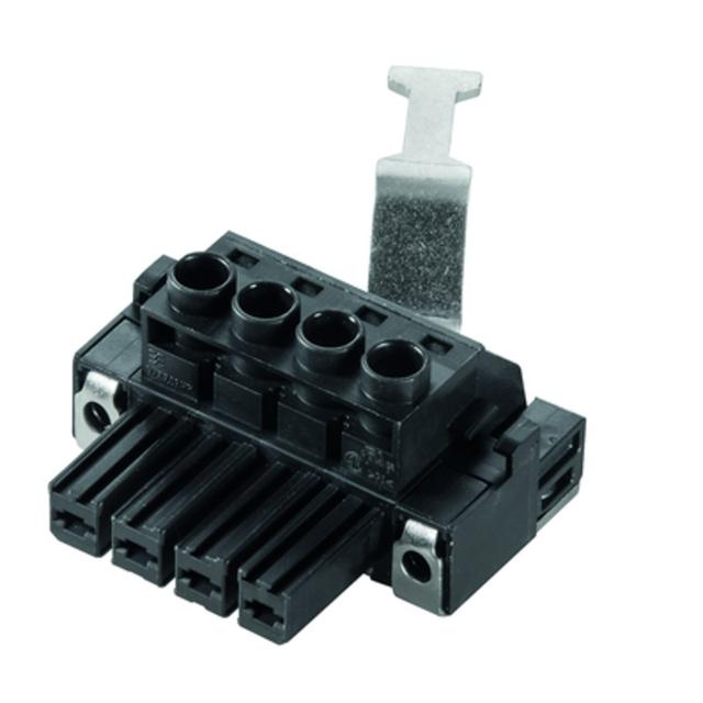BVZ 7.62HP/04/180SH150C SN BK BX Złącze kablowe do płytek drukowanych /25szt./ WEIDMULLER