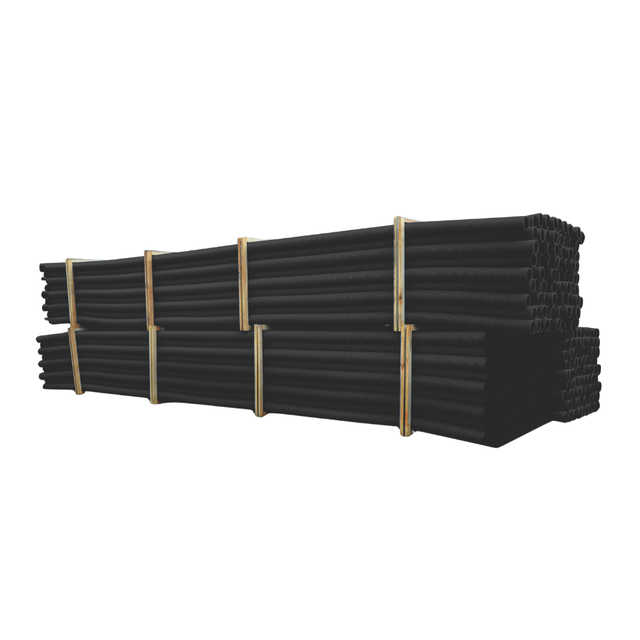 Rura karb. dwuwarst. w odc. 110/92-6mb czarna 750 N