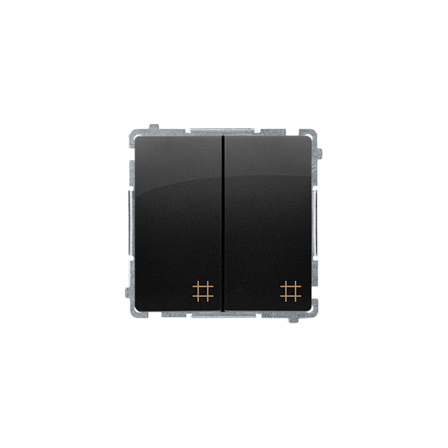 "Simon BASIC WMUL-07001x-Y011 Łącznik krzyżowy podwójny (moduł) 10AX, 250V~, szybkozłącza