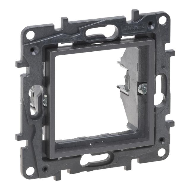 Niloe Step - adapter Mosaic- kolor stalowy, Legrand