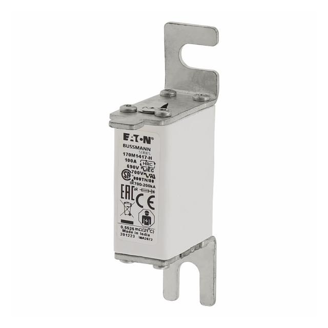 FUSE 100A 690V 000TN/80 AR Wkładka szybka 100A AC 690V rozmiar 000 21x40x100 mm aR DIN IEC 170M1417-