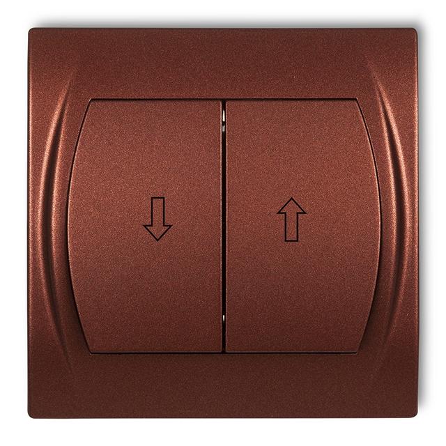 LOGO Łącznik żaluzjowy brązowy metalik 9LWP-8 KARLIK