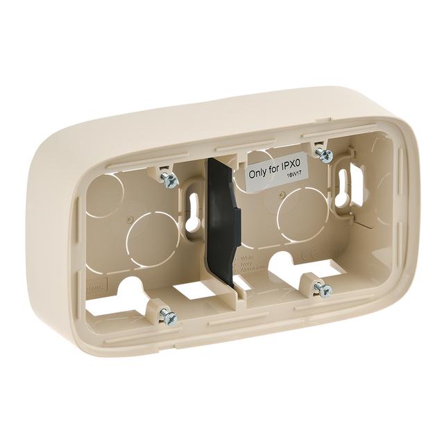 Valena Allure Puszka Natynkowa Podwójna Kremowa 755562 LEGRAND