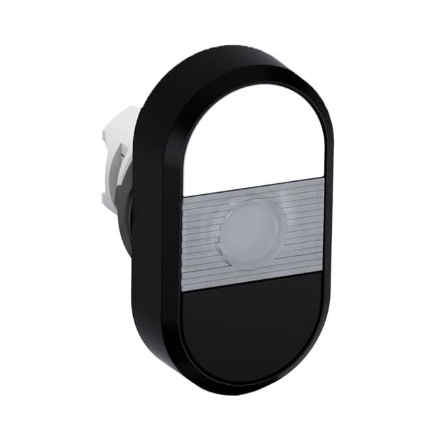 Przycisk podwójny bez tekstu przezroczyste pole podświetlany MPD5-11C