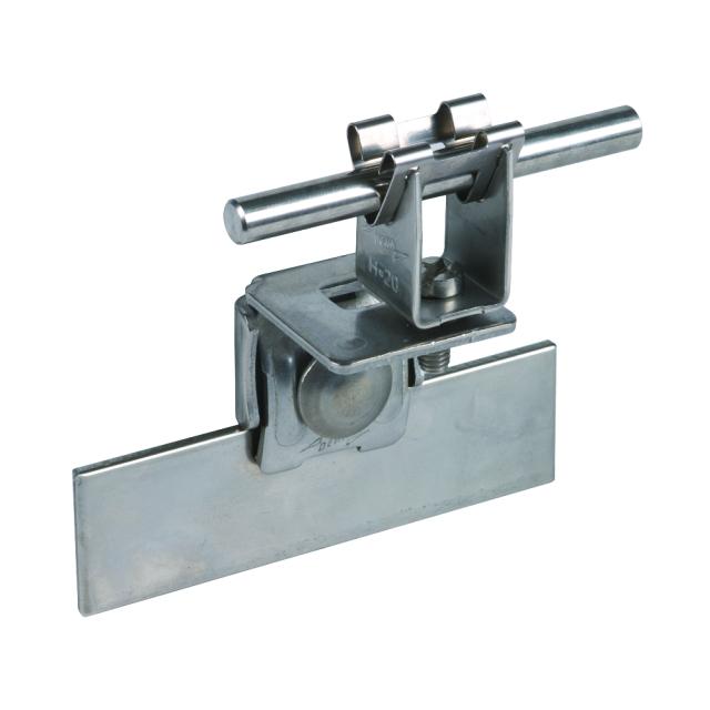 Wspornik dachowy z DEHNgrip, do rąbka stojącego blachy, stal nierdzewna NIRO