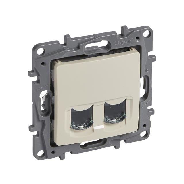 Niloe - Gniazdo 2Xrj45 Kat. 6 Utp Kremowe 664874 LEGRAND