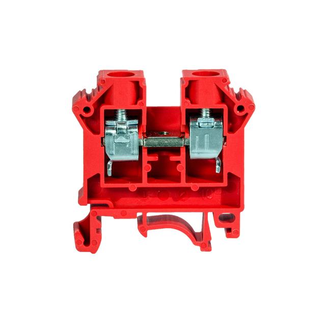 ZSG1-10.0Nc ,  Złączka szynowa gwintowa, seria NOWA, 10,0 mm2, TS 32,35, 1 tor, czerwony
