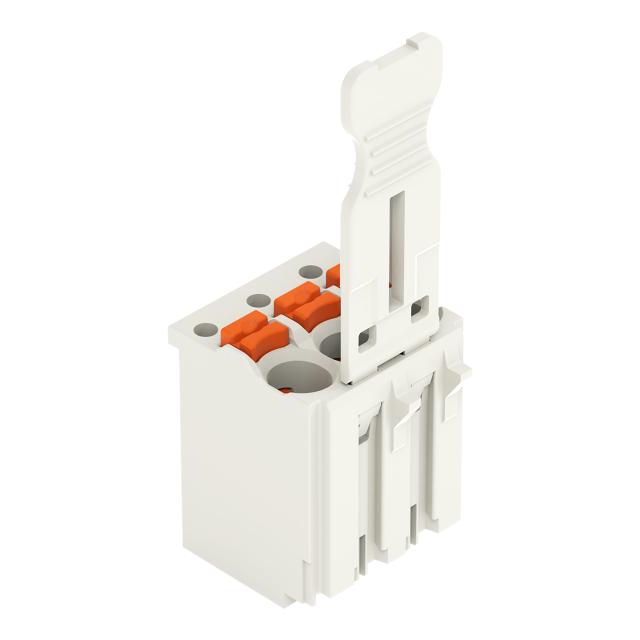Gniazdo picoMAX raster 3,5mm 3‑biegunowe z płytką uchwytową 2091‑1103 /100szt./ WAGO