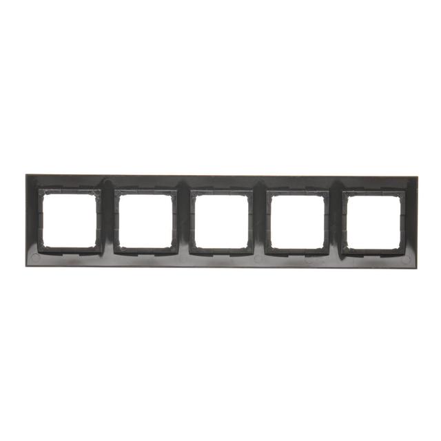 Simon 54 Premium Ramka 5-krotna PREMIUM IP20 / IP44 brąz mat DR5/46 KONTAKT