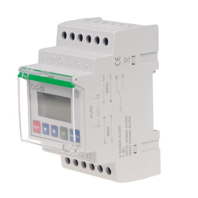 LICZNIK CZASU PRACY, ZASILANIE 24-264V AC/DC, 3 MODUŁY