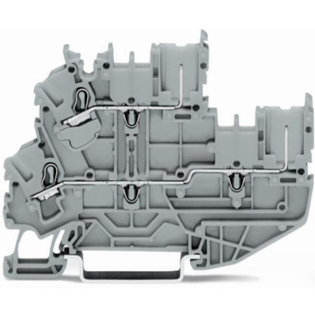 dwupiętrowa złączka 1-przewodowa/1-pinow