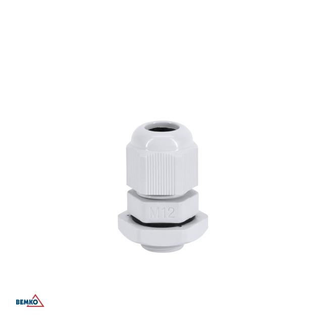 DŁAWNICA KABLOWA SZARA M-12 (OPK. 25SZT.)