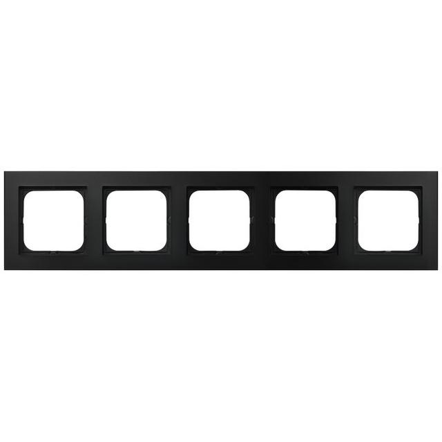 SONATA Ramka pięciokrotna - kolor czarny metalik