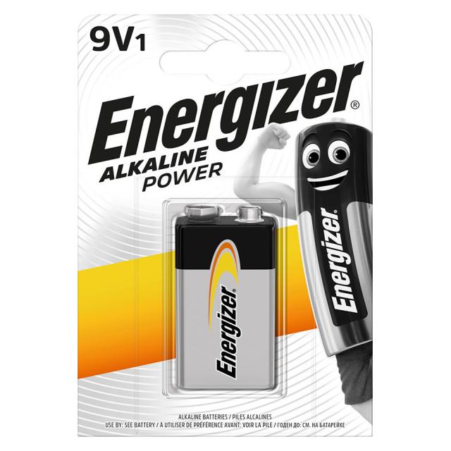 BATERIA ENERGIZER ALKALINE POWER 9V 6LR61 /1 sztuka