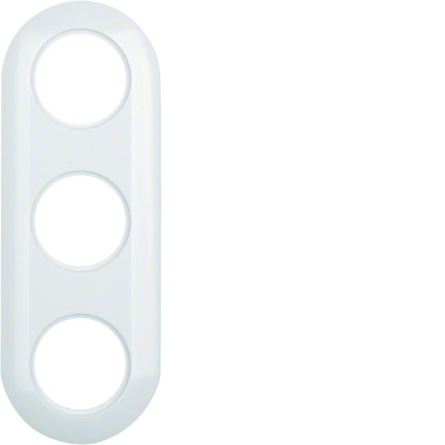 Serie 1930 Ramka potrójna biała Berker 138139 WTD3300WG HAGER