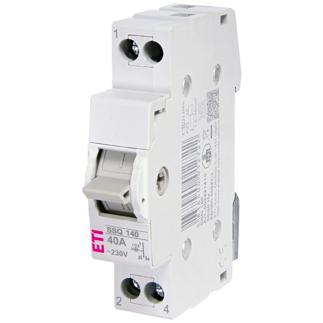 Przełącznik trójpołożeniowy modułowy 40A 1P SSQ 140 002421415 ETI