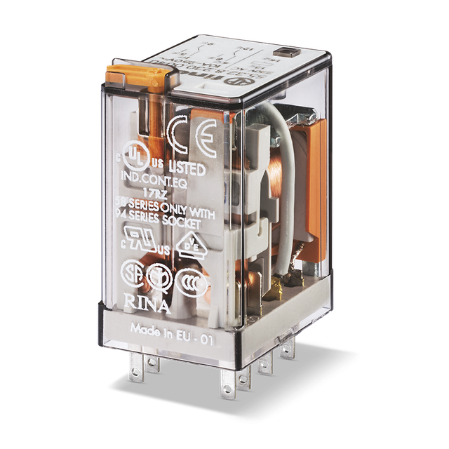 Przekaźnik przemysłowy miniaturowy serii 55: 2P 10A 6V DC 55.32.9.006.0000 /10szt./ FINDER