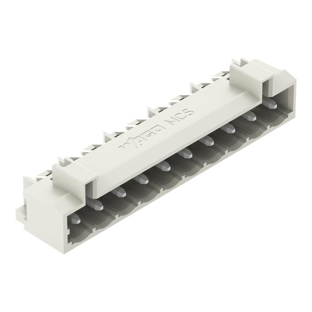 MCS-MIDI Classic wtyk 10-bieg. j-szary raster 5 mm /100szt./ WAGO