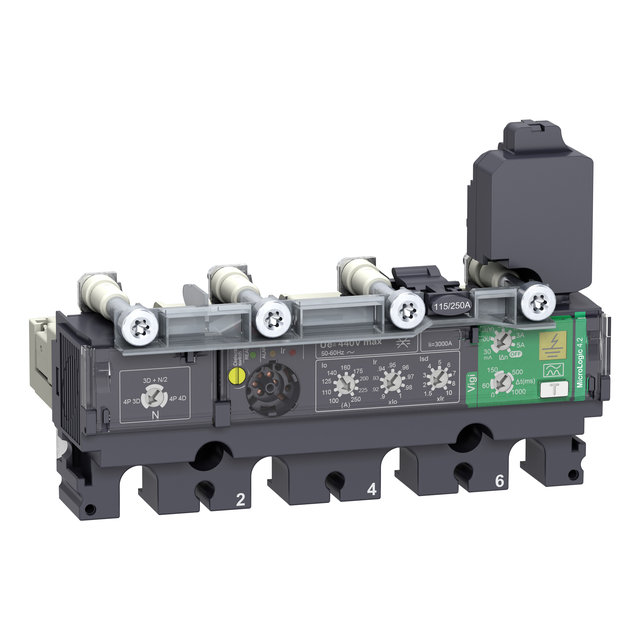 Wyzwalacz elektroniczny, ComPacT NSX, MicroLogic 4.2 Vigi, 100A, 4P4D, do NSX100