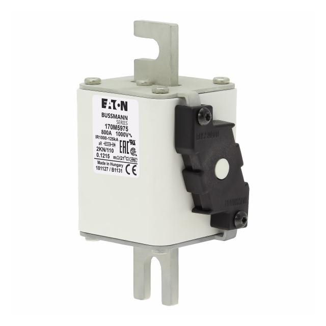 800A 1000V 2KN/110 aR INDICATOR FUSE Wkładka szybka 800A AC 1000V DIN 2 59x77x138 mm aR, 170M5975 EA