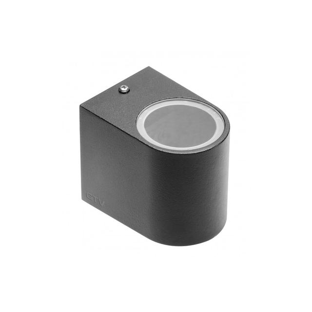 OPRAWA ŚCIENNA JEDNOKIERUNKOWA, TIAGO, GU10, MAX. 35W, IP54, AC220-240V, 50/60HZ, CZARNA