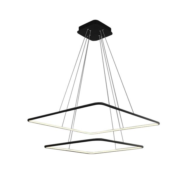 Milagro lampa wisząca LED Nix Black 50W 3500lm 3000K ML518