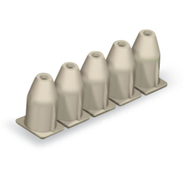 blokada izolacji 0,25-0,5 mm2 jasnoszara