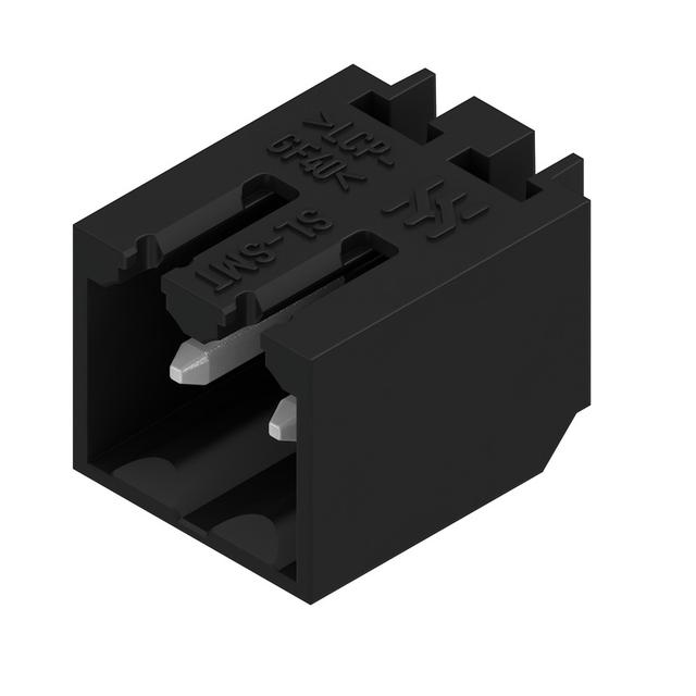 SL-SMT 3.50/02/90G 1.5SN BK BX Wtyki PCB (złącza płyty), 3.50 mm, Liczba biegunów: 2, kąt odejścia: 90° /100szt./ 1761542001 WEIDMÜLLER