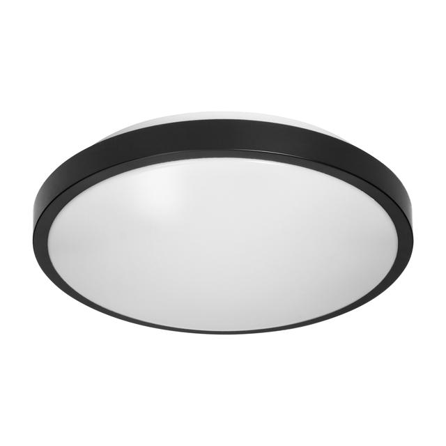 Lampa sufitowa SELENE plafon 2xE27 2x60W klosz matowy IP54 czarny CL/2XE27-10/B ORNO