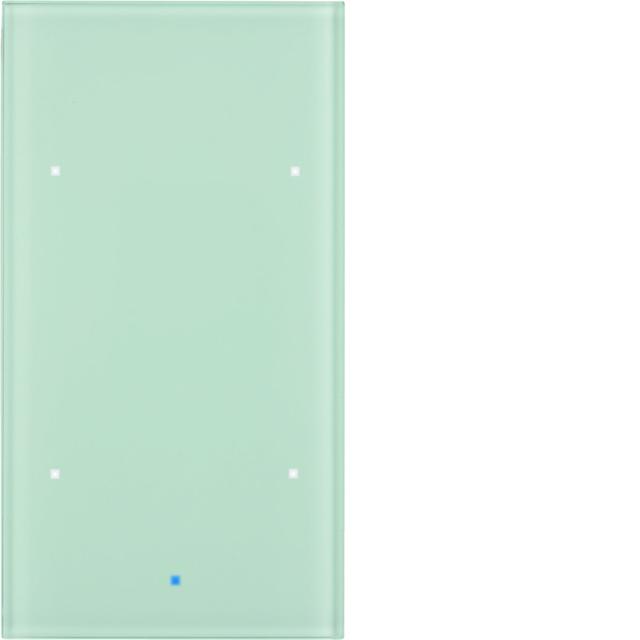 BERKER KNX TS Sensor dotykowy 2-krotny szkło białe 75142830 HAGER