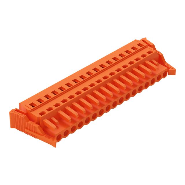 Gniazdo MCS-MIDI Classic 17-biegunowe pomarańczowe raster 5,08mm /10szt./ 231-317/037-000 WAGO