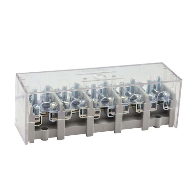 LZ5*35/16wyk.12P , Odgałęźnik instalacyjny 5-segmentowy (zacisk: 5x2x35mm2 - 5x4x16mm2) z pokrywą, SIMET