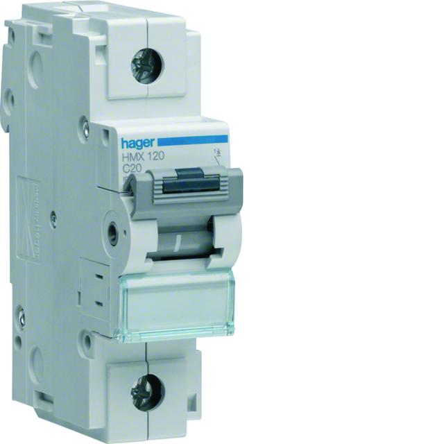 MCB Wyłącznik nadprądowy 50kA 1P C20A HMX120 HAGER