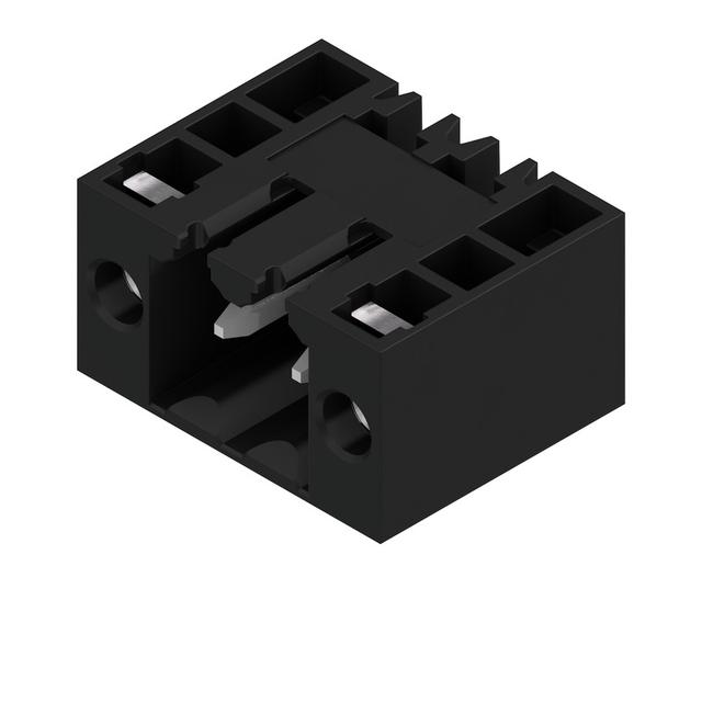 SL 3.50/02/90F 4.5 SN BK BX Wtyki PCB (złącza płyty), 3.50 mm, Liczba biegunów: 2, kąt odejścia: 90° /100szt./ 1615530000 WEIDMÜLLER