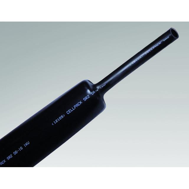 SR2 140-42 1000mm, Rury termokurczliwe pogrubiane, typ SR2 i SRH11, Rury bez kleju - kolor czarny 143806 CELLPACK