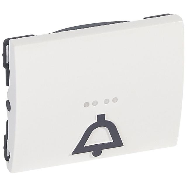 SISTENA LIFE KLAWISZ ARCTIC Z SYMBOLEM DZWONKA DO MECHANIZMÓW PODŚWIETLANYCH, Legrand