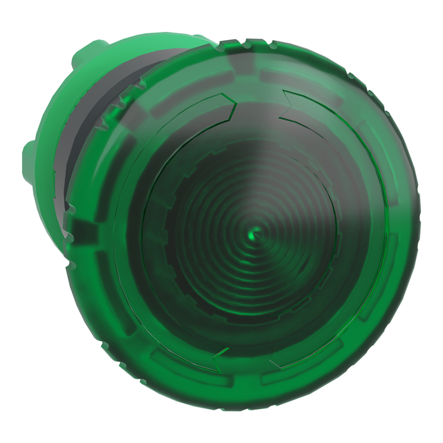 Harmony XB5 Napęd przycisku grzybkowego O40 zielony odryglowany przez obrót LED plastikowy