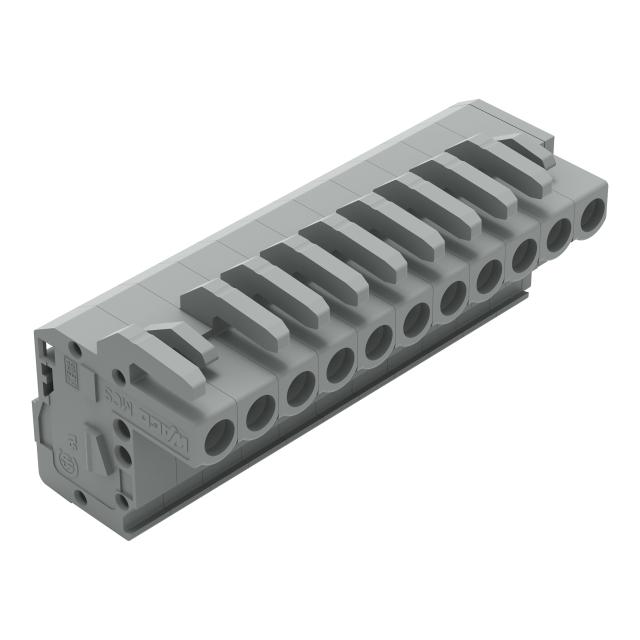 Gniazdo MCS-MIDI Classic kątowe 11-biegunowe szare raster 5mm /25szt./ 232-111/026-000 WAGO
