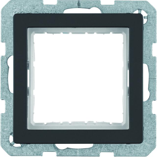 BERKER Q.x Zestaw adaptacyjny do modułów systo 45x45mm antracyt aksamit lakierowana 14406086 HAGER