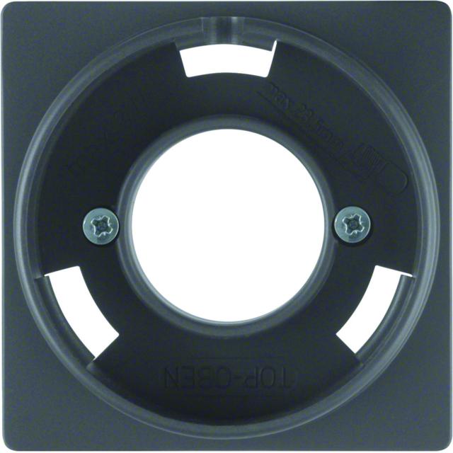 BERKER Q.x Płytka czołowa do sygnalizatora świetlnego E14 antracyt aksamit lakierowana 11986086 HAGE