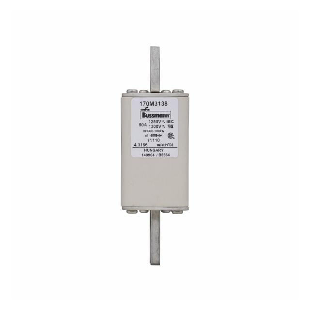 50A 1250V 1*/110 aR INDICATOR FUSE Wkładka szybka 50A AC 1250V rozmiar 1 45x45x138 mm 170M3138 EATON