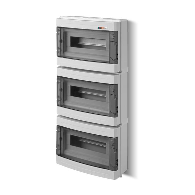 EP-LUX PLUS RN 3/39 drzwi transparentne (N+PE) IP40