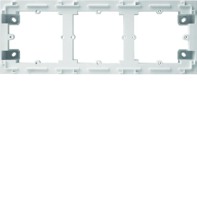 lumina intense Adapter natynkowy 3-krotny biały WL5830 HAGER