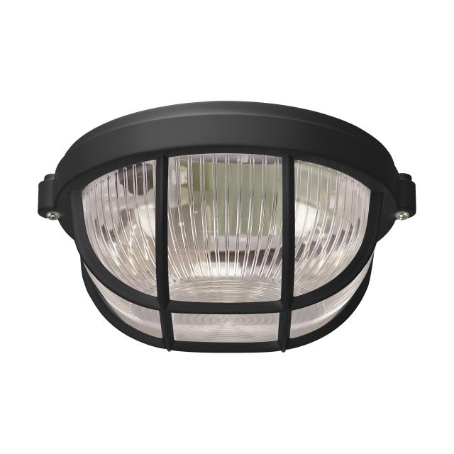 Plafoniera hermetyczna SALTO PRO 10 BLACK 04318 IDEUS